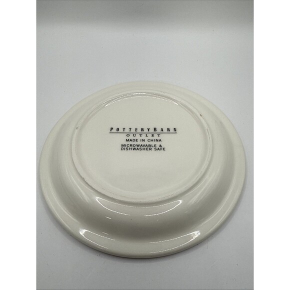 Pottery Barn Outlet Set of 4 Appetizer Snack Dessert Plates Vegetable Images - Picture 3 of 10